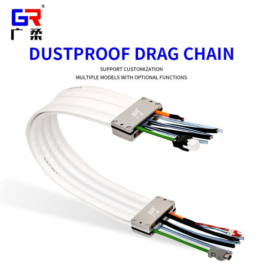 Dust-Proof Drag Chain for Industrial Automation Equipment Cable Protection - Premium dust-free drag chain from GuangRou - Source Manufacturer, Customized Solutions.